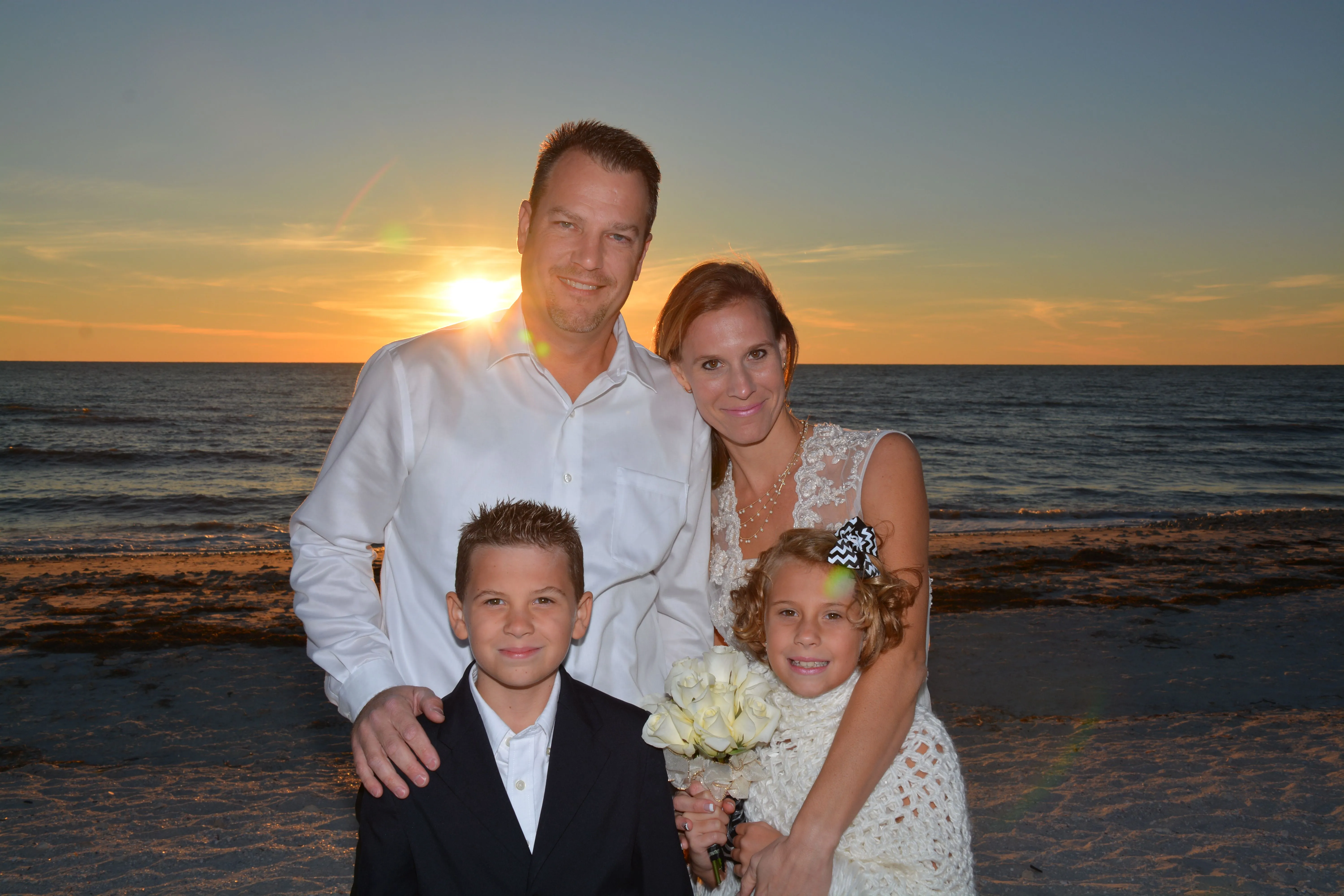 7703 sunset wedding ceremony