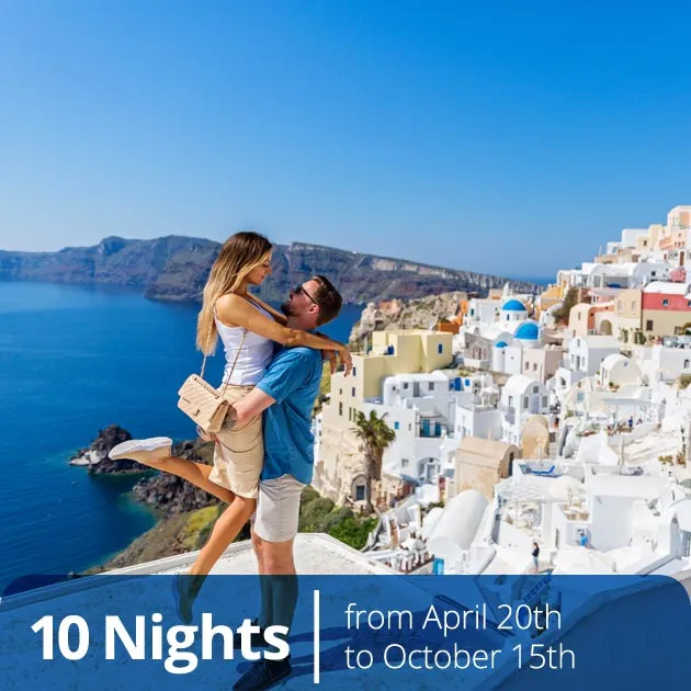 7704 santorini couple sunset
