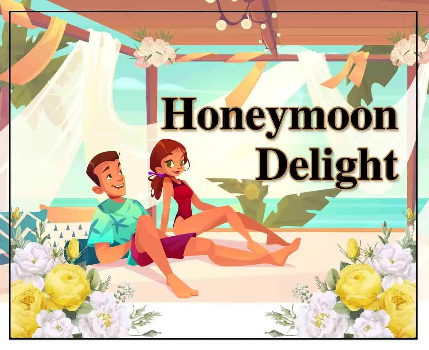 7722 honeymoon couple beach