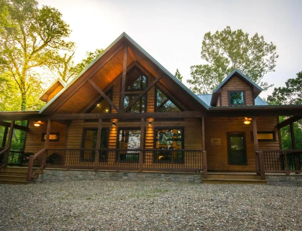 7975 broken bow cabin fireplace