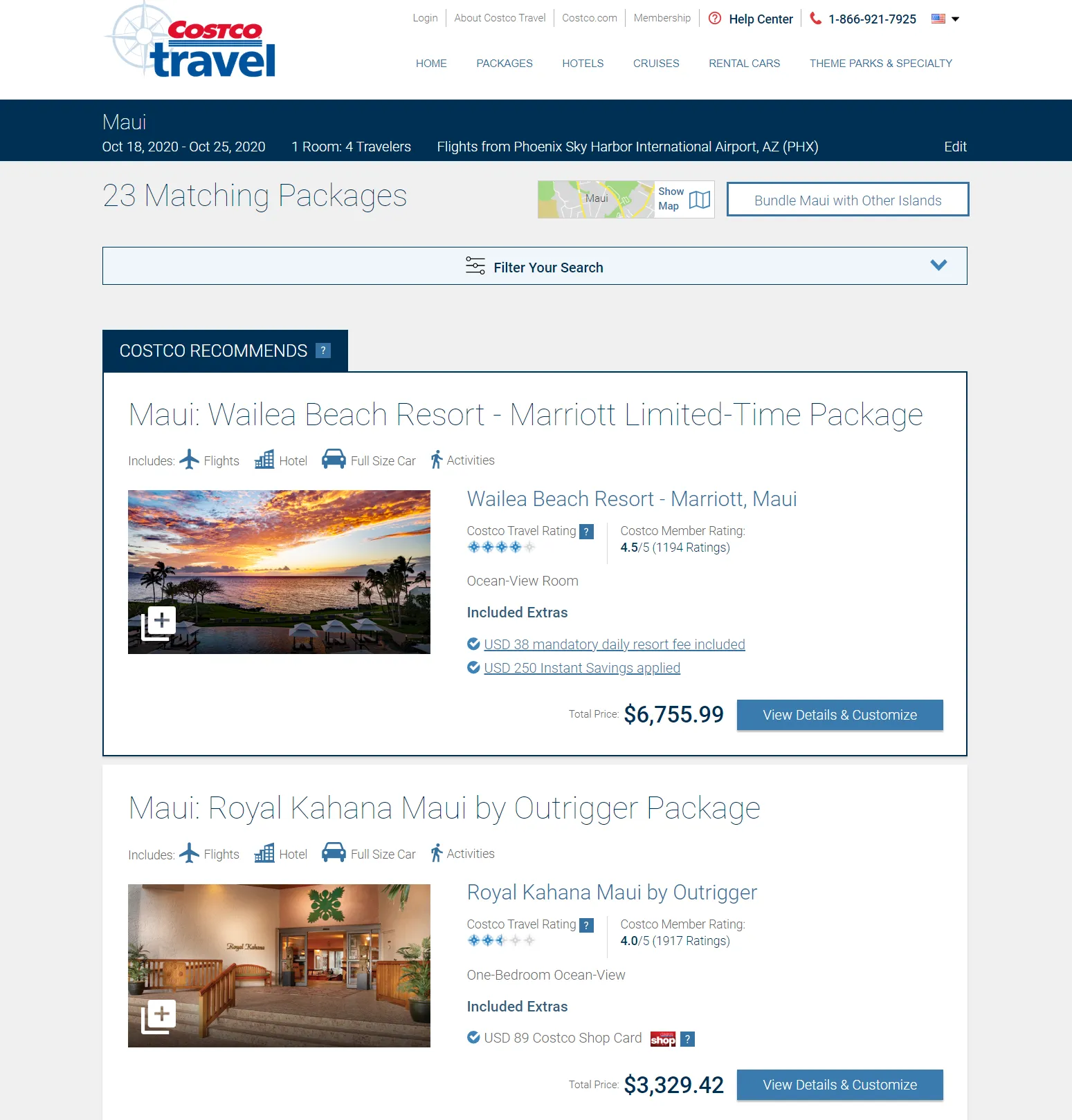8025 costco travel honeymoon city escape