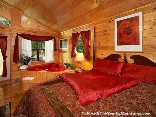 8091 honeymoon cabin hot tub