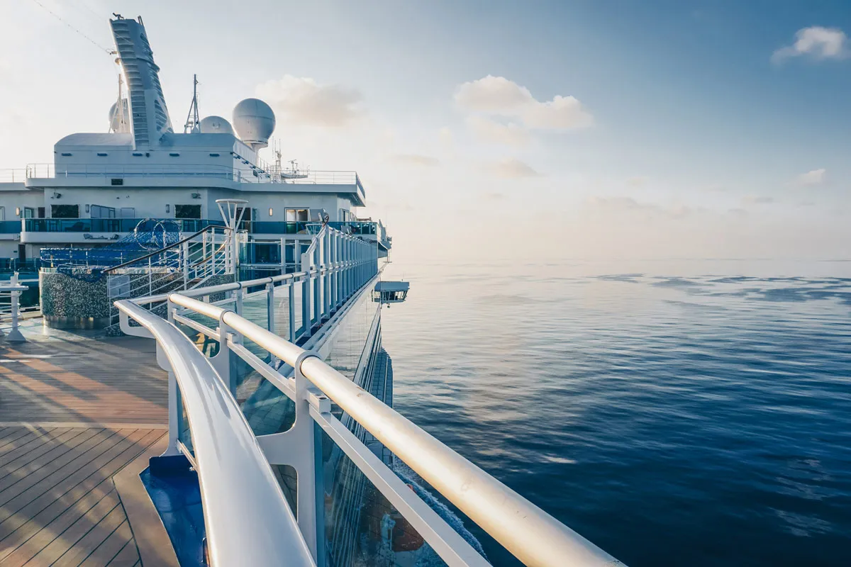 8104 honeymoon couple on ship